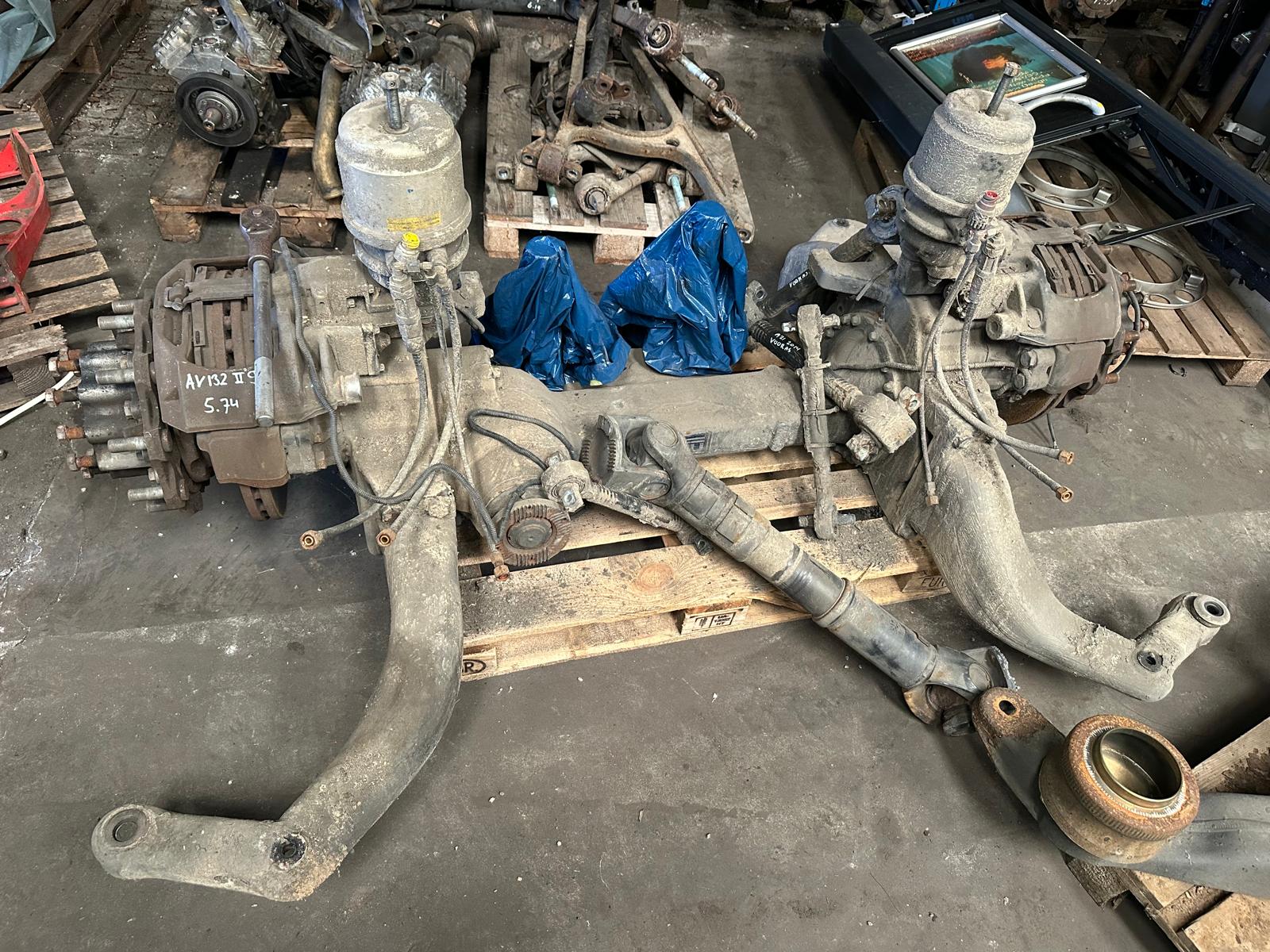 ZF Hinterachse AV 1322 90. 5,74 für MAN Lions City (5)